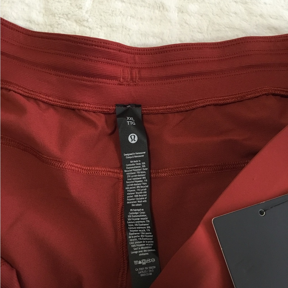 Lululemon Zeroed In Short 5" Linerless NWT Size XXL - Picture 8 of 10